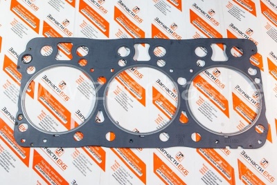 400603-00111B Прокладка головки блока цилиндров (ГБЦ) GASKET,CYLINDER HEAD Doosan на двигатель DE12TIS Взаимозаменяемый номер: 40060300111B, 40060300111В