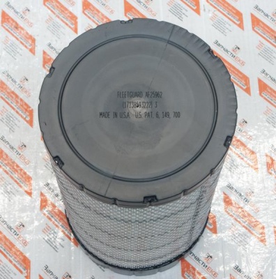 AF25962 Фильтр воздушный AIR FILTER Komatsu Взаимозаменяемые номера: 2250142837, 3587702C1, 111954, 12Y0211180, 3719005719, FLEETGUARD AF434M; ﻿﻿﻿LIEBHERR 10330469; ﻿﻿﻿WIX 46922; ﻿﻿﻿JOHN DEERE  AT300487; ﻿﻿﻿DONALDSON P613334; ﻿﻿﻿BALDWIN RS4992